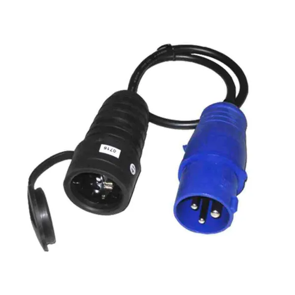 Контактный разъем EDM 46008 Синий Чёрный 230 V 250 V CETAC Schuko