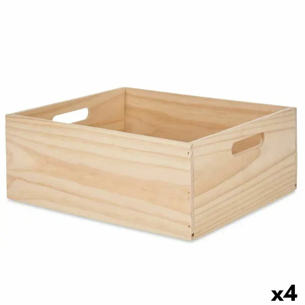 Koristerasia Gift Decor Luonnollinen Mäntypuu mänty (4 osaa)