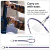 Spigen Universal Strap Set Crossbody & Wrist - Phone Strap for Shoulder & Wrist (Deep Purple)