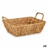 Puošmena Gift Decor Ruda Metalinis Vandens hiacintas 40 x 16 x 28,5 cm 42 x 16 x 28,5 cm (12 vnt.)