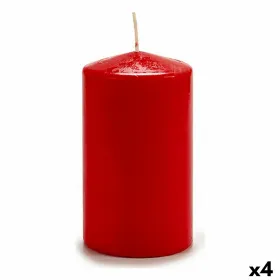 Candle Acorde Red 9 x 15 x 9 cm (4 Units)