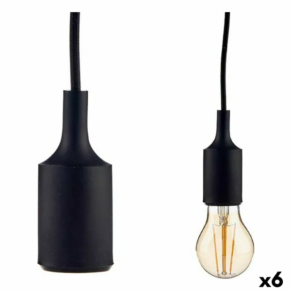 Потолочный светильник Gift Decor Чёрный 60 W 220-250 V (6 штук)