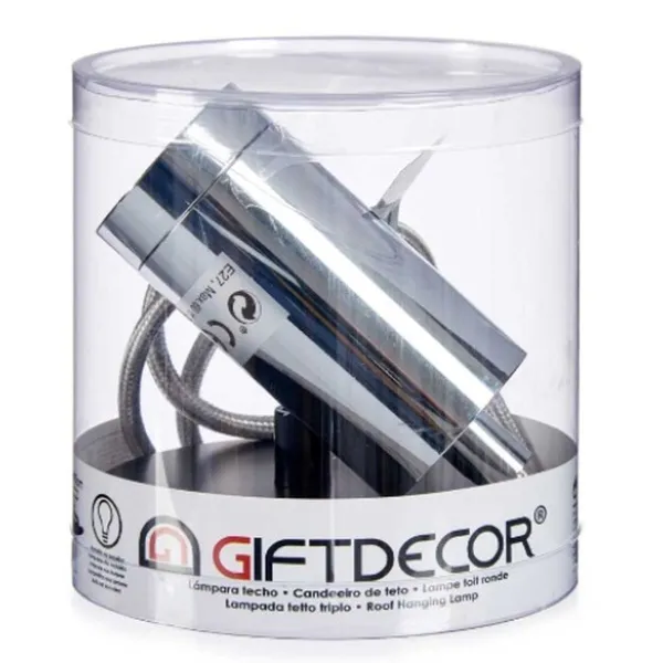 Потолочный светильник Gift Decor Серебристый 60 W 220-250 V (6 штук)