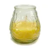Scented Candle Ibergarden Yellow Transparent Glass Paraffin Citronela 9 x 10 x 9 cm 9 x 9,5 x 9 cm (6 Units)