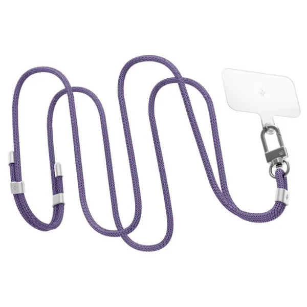 Spigen Universal Strap Set Crossbody & Wrist - Phone Strap for Shoulder & Wrist (Deep Purple)