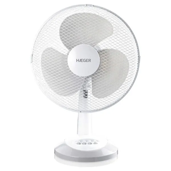 Pöytätuuletin Haeger FA-012.008A Valkoinen 40 W