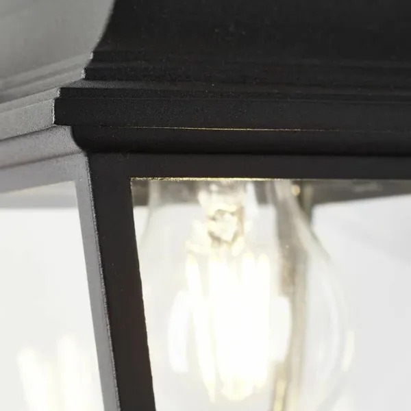 Sieninis apšvietimas Brilliant Nissie Išorinis E27 60 W Juoda