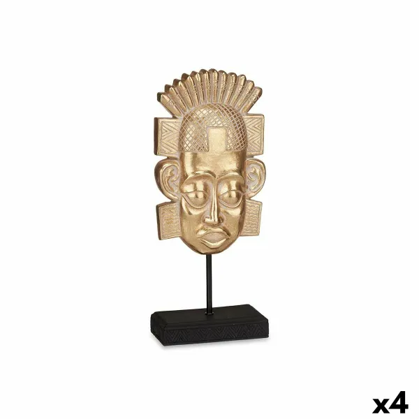 Декоративная фигура Gift Decor Позолоченный Индиец 17,5 x 36 x 10,5 cm (4 штук)