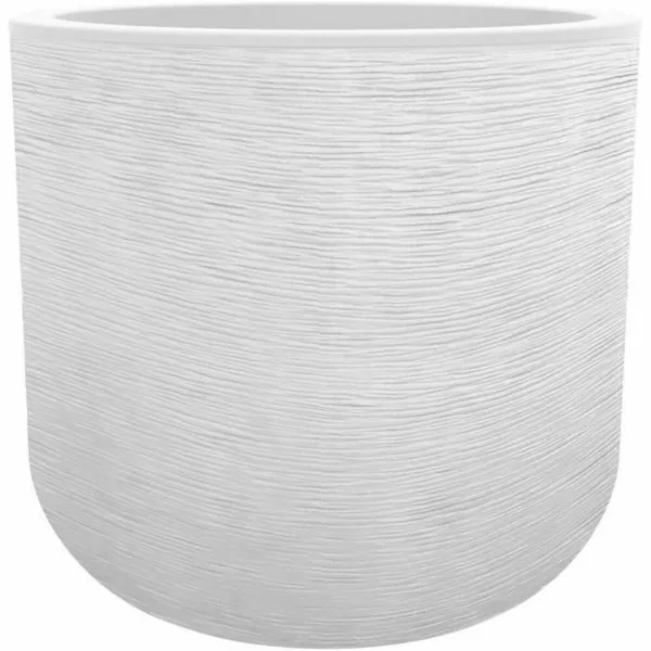 Taimepott EDA Valge Plastmass Ümmargune Ø 40 cm