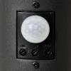LED bollard light Brilliant Dody Movement Sensor Metal Black 10 W