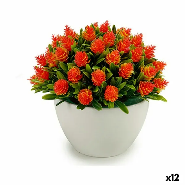 Декоративное растение Ibergarden Пластик Цветы 14 x 12,5 x 14 cm (12 штук)