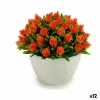 Decorative Plant Ibergarden Plastic Flowers 14 x 12,5 x 14 cm (12 Units)