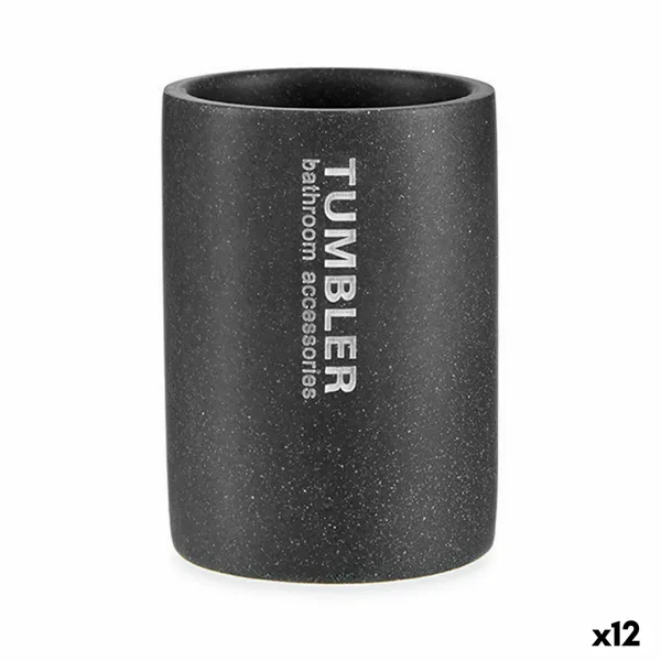 Держатель для зубной щетки Berilo Tumbler Серый Смола 7,5 x 10,2 x 7,5 cm (12 штук)