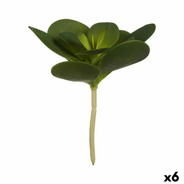 Decorative Plant Ibergarden Plastic Sheets Circular 18 x 23 x 18 cm (6 Units)