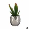 Dekoratīvs Augs Ibergarden Keramika Plastmasa Kaktuss 10 x 20 x 10 cm (6 gb.)