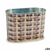 Kasvit Ibergarden Metalli korihuonekalut Ovaali 12,7 x 15 x 23,5 cm (24 osaa)
