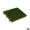 Keičiamos plytelės Ibergarden Žalia Plastmasinis Dirbtinė žolė 30 x 3,5 x 30 cm Žolė (6 vnt.)