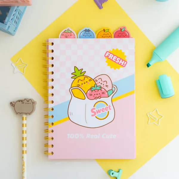 Pusheen - A5 Notebook / Notebook from the Fruits collection