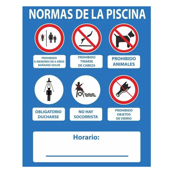 Kyltti Normaluz PVC 50 x 40 cm Altaalla