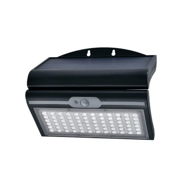 Sienas gaisma EDM 31849 Melns 6 W 430 Lm 6500 lm Kustības Sensors Solārais (6500 K)