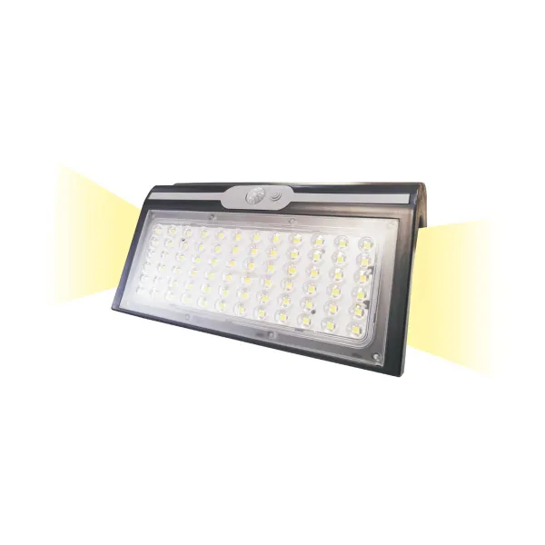 Sienas gaisma EDM 31849 Melns 6 W 430 Lm 6500 lm Kustības Sensors Solārais (6500 K)