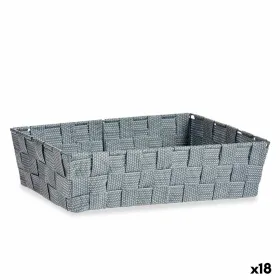 Универсальная корзина Kipit Серый полиэстер Ткань переплетенный 3,8 L (18 штук)