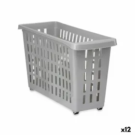 Органайзер для кухонных ящиков Kipit Серый 17,5 x 26 x 46 cm С колесами (12 штук)