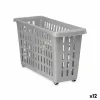 Kitchen Cupboard Organiser Kipit Grey 17,5 x 26 x 46 cm With wheels (12 Units)