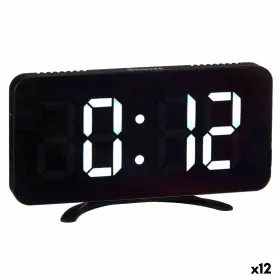 Digitaalinen Pöytäkello Gift Decor Musta (12 osaa)