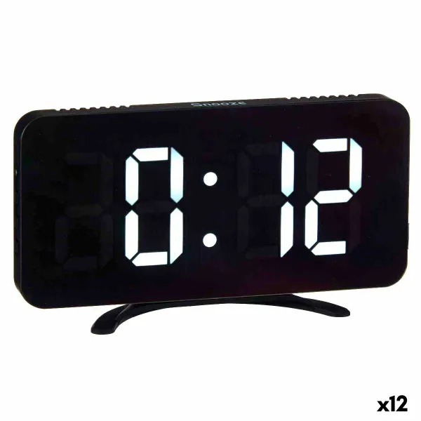 Digitaalinen Pöytäkello Gift Decor Musta (12 osaa)