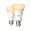 Smart Elektripirn Philips Pack de 2 E27 Valge F E27 (2200K) (6500 K)