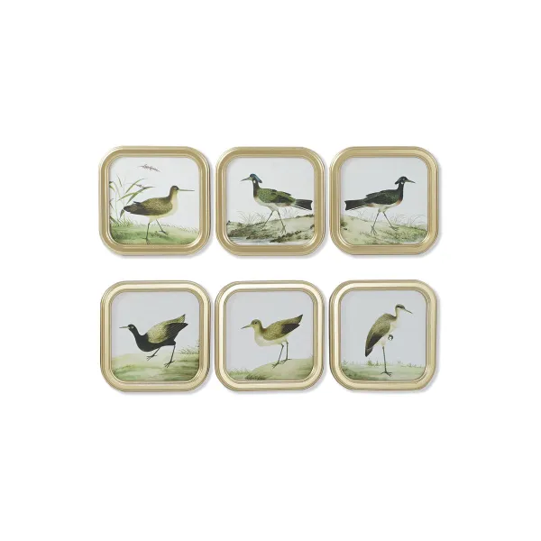 Maalaus DKD Home Decor Kristalli Puu MDF 30 x 2 x 30 cm