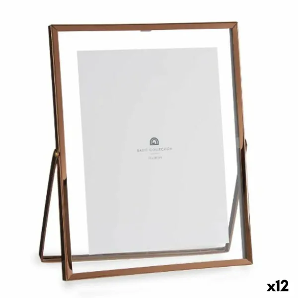 Kuvakehys Gift Decor Kupari Metalli Lasi Muovinen (12 osaa)