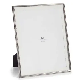 Photo frame Gift Decor Silver Crystal Steel (12 Units)