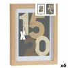 Foto rāmīši stiprināšanai pie sienas Gift Decor Dabisks Stikls Koks MDF 18 x 24 cm (6 gb.)