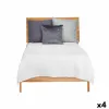 Lovatiesė (antklodė) Gift Decor Balta 180 x 260 cm Rombas (4 vnt.)