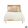 Bedspread (quilt) Gift Decor Beige 180 x 260 cm Rhombus (4 Units)