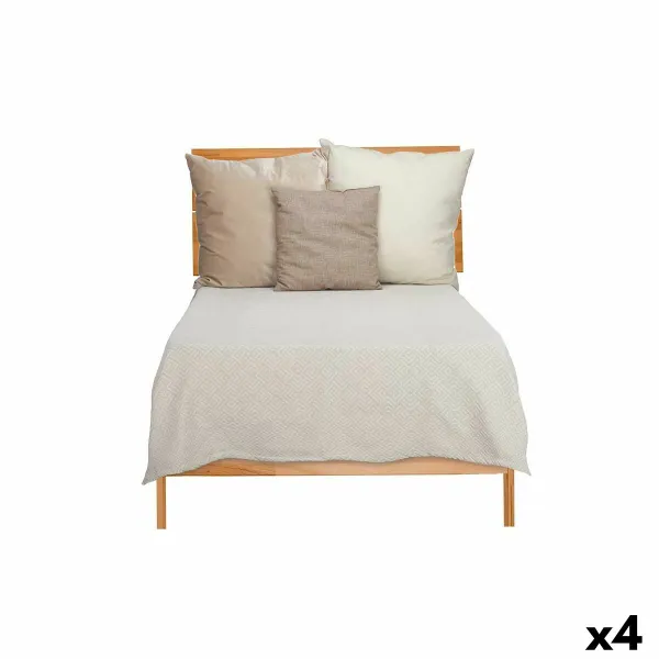 постельное покрывало Gift Decor Бежевый 180 x 260 cm геометрический (4 штук)