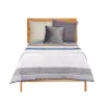 Двустороннее покрывало Gift Decor Синий Белый Серый 180 x 260 cm 260 x 0,3 x 180 cm Шестиугольники (6 штук)