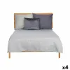 постельное покрывало Gift Decor Серый 240 x 260 cm ромбы (4 штук)
