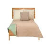 Reversible Bedspread Gift Decor Green Beige 240 x 260 cm 260 x 0,3 x 240 cm (6 Units)