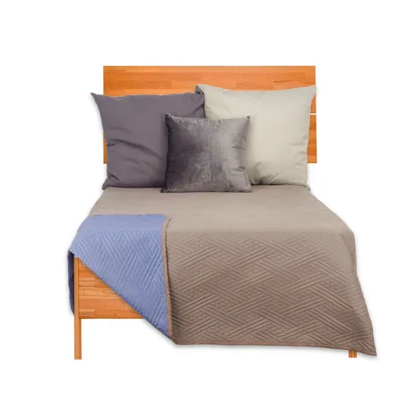 Kaksipuolinen päiväpeitto Gift Decor Sininen Harmaa 240 x 260 cm 260 x 0,3 x 240 cm (6 osaa)