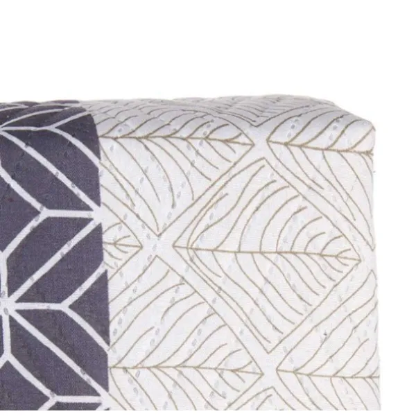 Reversible Bedspread Gift Decor Blue White Grey 240 x 260 cm 260 x 0,3 x 240 cm Hexagonal (6 Units)