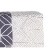Reversible Bedspread Gift Decor Blue White Grey 240 x 260 cm 260 x 0,3 x 240 cm Hexagonal (6 Units)