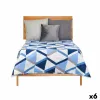 Двустороннее покрывало Gift Decor Синий Белый 240 x 260 cm 260 x 0,3 x 240 cm (6 штук)