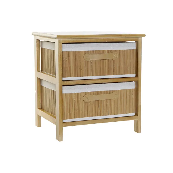 Lipasto DKD Home Decor Luonnollinen Bambu Paolownia wood 42 x 32 x 45 cm