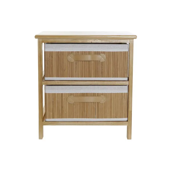 Lipasto DKD Home Decor Luonnollinen Bambu Paolownia wood 42 x 32 x 45 cm