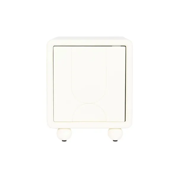 Naktsskapītis DKD Home Decor Balts Koks MDF 45 x 40 x 55 cm