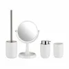 Bath Set Berilo White polypropylene 16,5 x 29,5 x 17 cm 4 Pieces (6 Units)