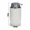 Bath Set Berilo White polypropylene 16,5 x 29,5 x 17 cm 4 Pieces (6 Units)